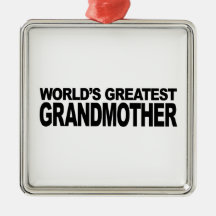 Die bestste Großmutter der Welt Ornament