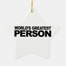 Die bestste Person der Welt Ornamente