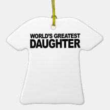 Die bestste Tochter der Welt Ornament