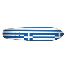 Die Flagge von Griechenland Individuelle Skateboarddecks