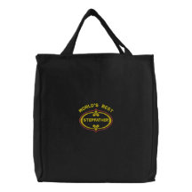 Die gestickte Tasche der Welt bester Stiefvater