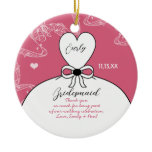 Die Hochzeits-Kleiderbrautjungfer, die Sie Wedding ornaments