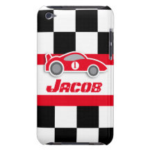 Die Kinder, die rotes Sportauto laufen, nannten iP iPod Touch Hüllen