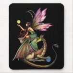 Die Kugel-Fee und Drache des Drachen durch Molly H mauspads