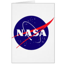 Die NASA-Fleischklöschen-Logo Karte