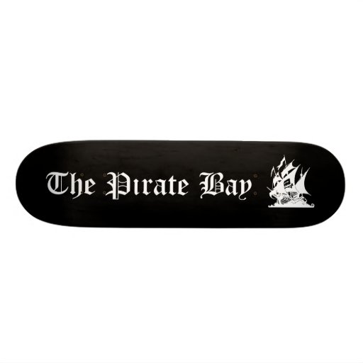 Die Piraten-Bucht Personalisiertes Skateboard