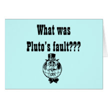 Die Planeten-Pluto-Karte