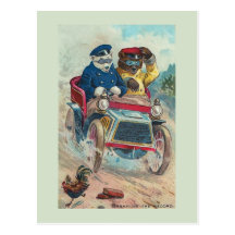 "Die Rekord" Vintage Bärn-Postkarte brechend