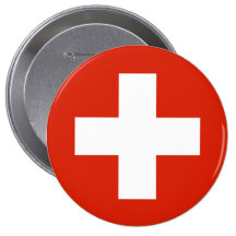 Die Schweiz, die Schweiz Anstecknadelbuttons