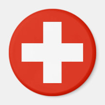 Die Schweiz-Flagge Magnete