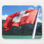 Die Schweiz-Flagge Mauspad