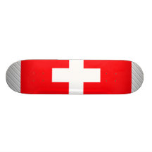 Die Schweiz-Flagge Personalisiertes Deck