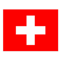Die Schweiz-Flaggen-Postkarte