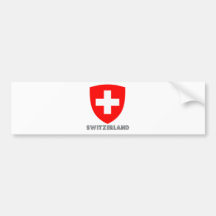 Die Schweiz-Wappen Autoaufkleber