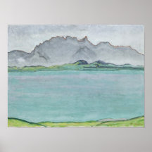 Die Stockhorn Berge und der See Thun, 1911 Posterdrucke