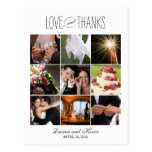 Die süßen Wedding Erinnerungen danken Ihnen zu kar Postkarten