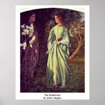 Die Verabredung durch Arthur Hughes Plakatdrucke