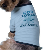 Dieu aime la Malaisie Manteaux Pour Toutous