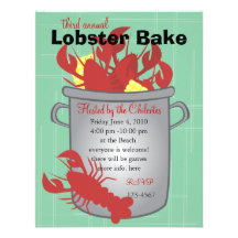Dîner de homard invitations