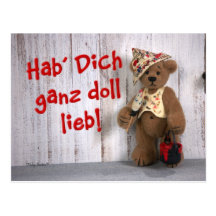 Dinky Bears: Liebeserklärung Postkarte