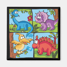 Dino-Freunde Magnete