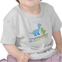 Dinosaurier werde ich ein großer Bruder sein Hemd