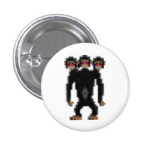 diriger-singe 3 badge avec épingle