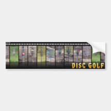 Disc-Golf Auto Aufkleber