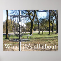 Disc-Golf Posterdruck