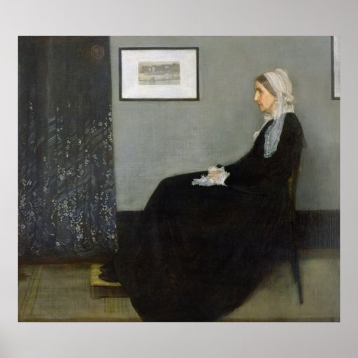 Disposition dans No.1 gris et noir Affiche