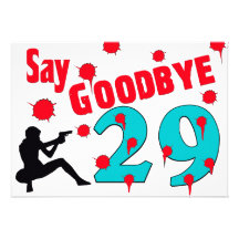 Dites au revoir à la 30ème célébration d'anniversa faire-part personnalisé