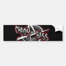 DIY Anarchie-Chaos-Metall-BRITISCHES Punkbass-hemd Auto Aufkleber