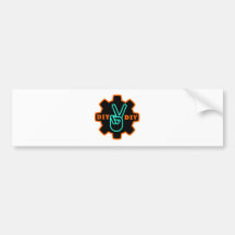 DIY MACHEN FRIEDEN AUTOSTICKER