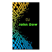 DJ-Art Visitenkarten Vorlage