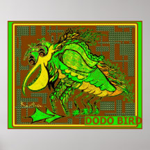 "DODO-VOGEL" GICLEE DRUCK POSTERDRUCK
