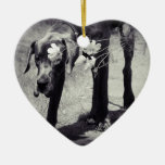 Dogge als Ornament