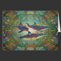 dolphins digital - 2012 as greeting card karten