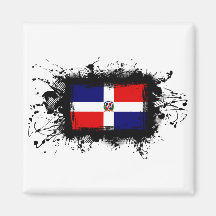 Dominikanische Republik-Flagge Kühlschrankmagnete
