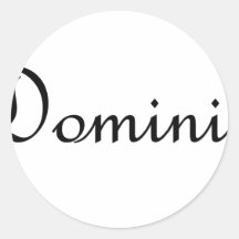 Dominique Autocollants