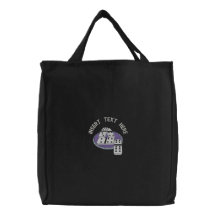 Dominos gestickte Tasche