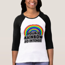 Doppelter Regenbogen so intensiv Tshirts