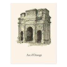d'Orange d'arc, France Carte Postale