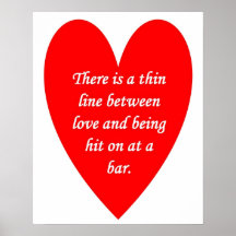 dort-sein-ein-dünn-Linie-zwischen-Liebe-und Posterdrucke