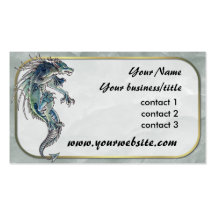 Drache-Wolf-Visitenkarte