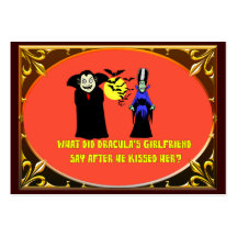 Draculas Freundin Visitenkarte
