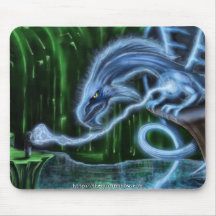 Dragon bleu Mousepad Tapis De Souris