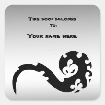 Dragon de danse sticker carré