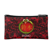 Dragon de monogramme de Suzuki Trousses De Toilette