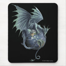 Dragon Mousepad de la terre Tapis De Souris