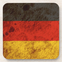 Drapeau allemand rocailleux sous-bocks